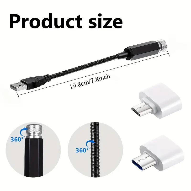 2x Mini LED Autodach Sternenhimmel